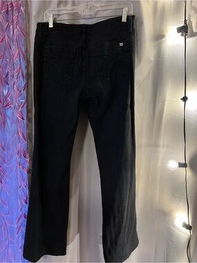 Joe's Jeans Slim Black Men's Jeans with Polished Button